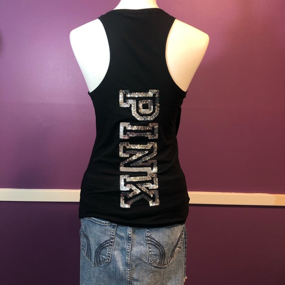🇺🇸 Victoria’s Secret Pink Sequin Tank - Picture 5 of 8